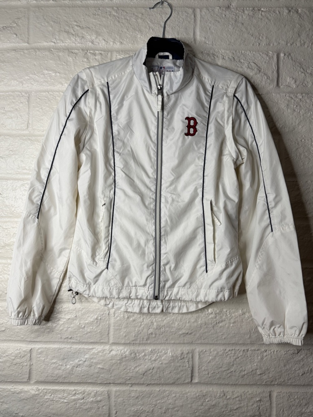 Boston Red Sox Windbreaker Jacket White MLB Genuine Merchandise G-III Sports